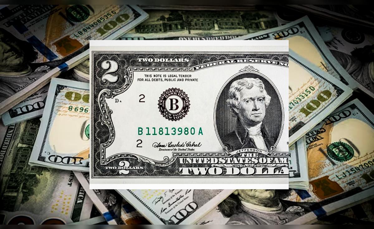 El billete de 2 dólares que cuesta más de US$5.000 por un detalle en su ...