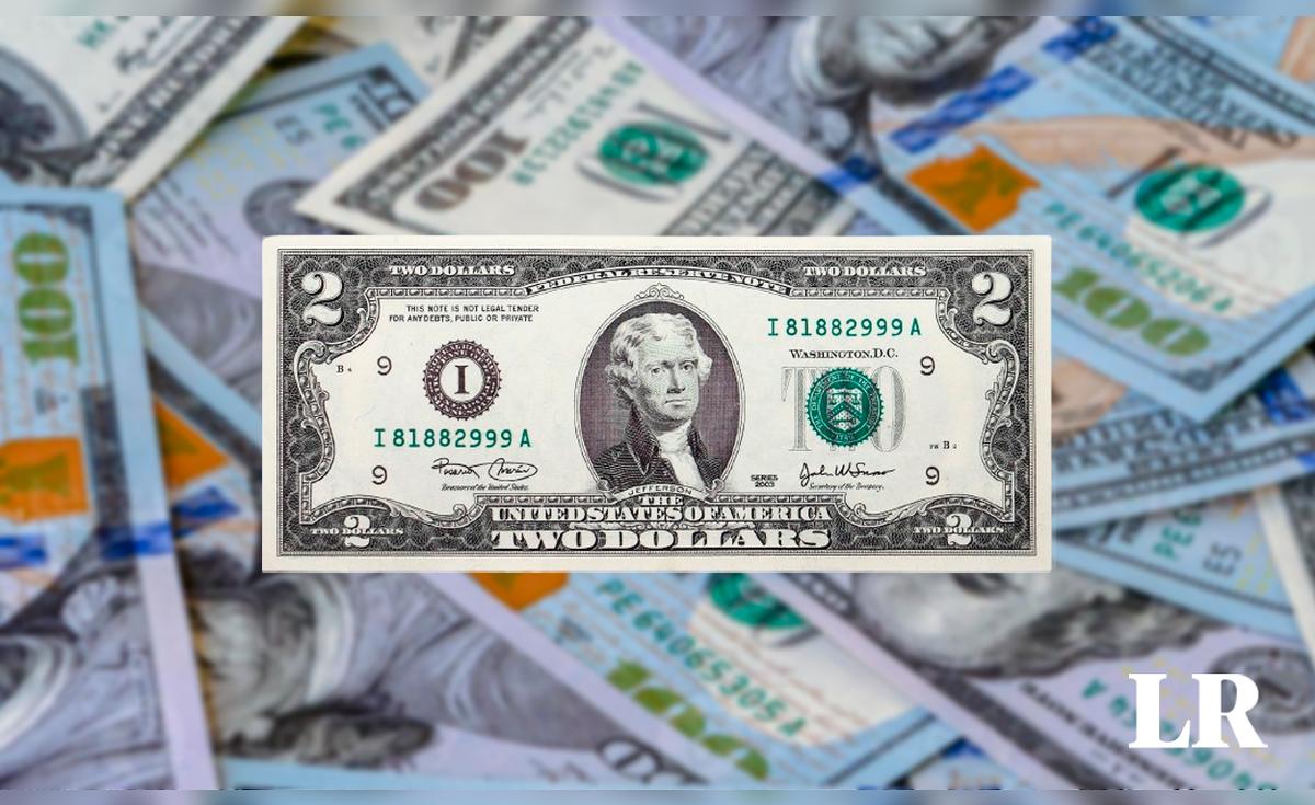 Billete de 2 dólares | Este es el motivo por el que existen pocos ...
