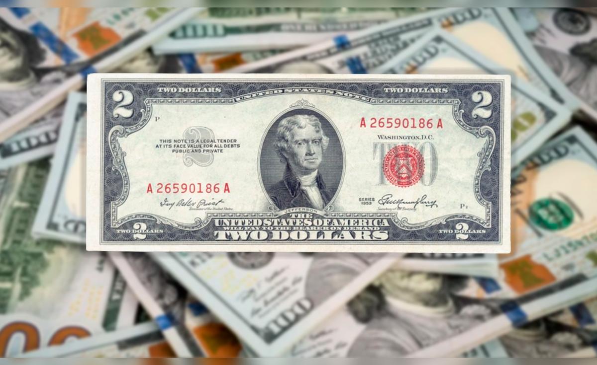 Billetes de colección | El motivo por el que este billete de 2 dólares ...