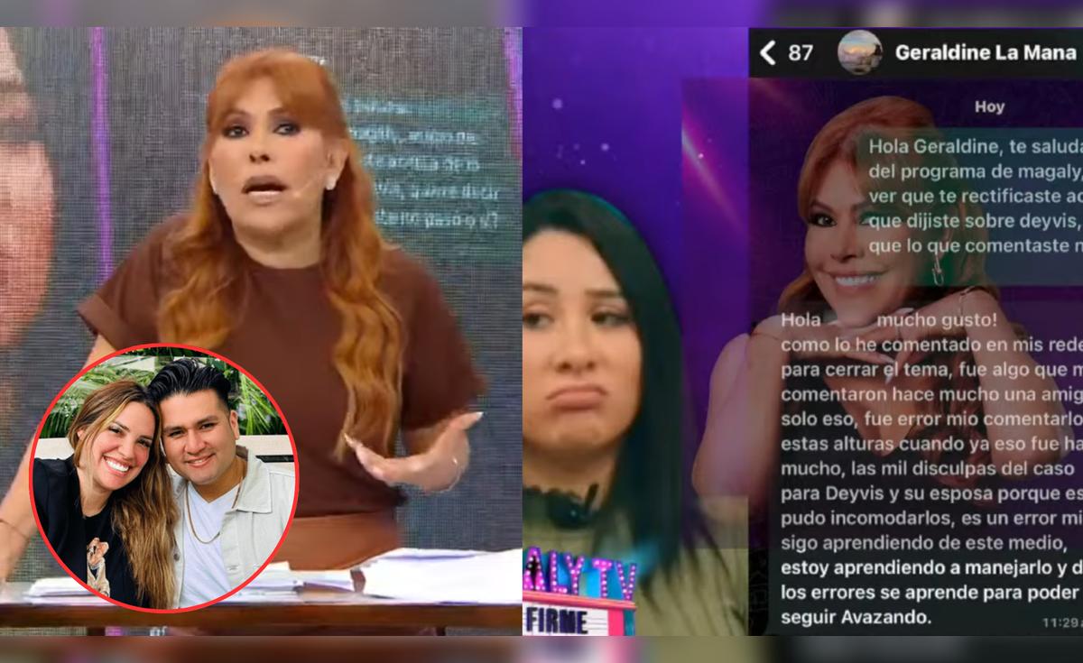 'La Mana' se pronunció en el programa de Magaly Medina y la 'Urraca' la ...