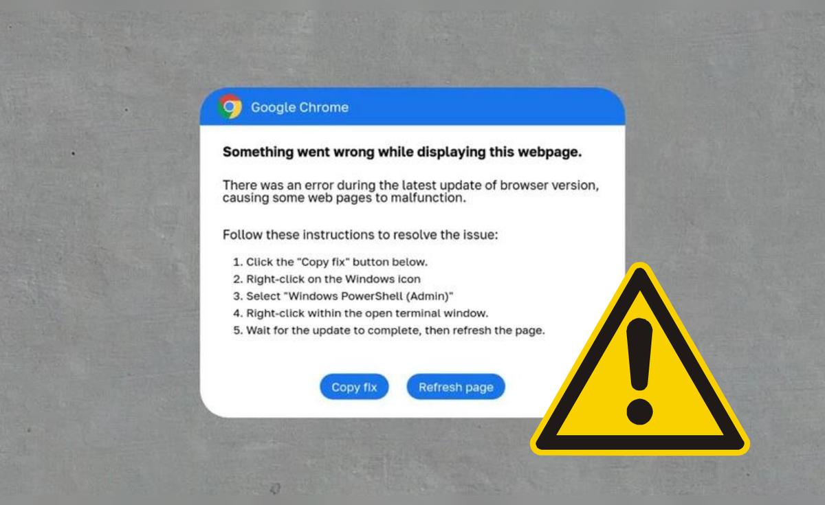 'Algo salió mal': Conoce todo sobre la nueva estafa de Google Chrome ...