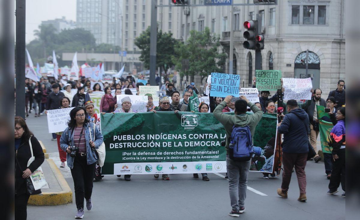Movilización: ciudadanía salió a protestar contra la destrucción de la ...
