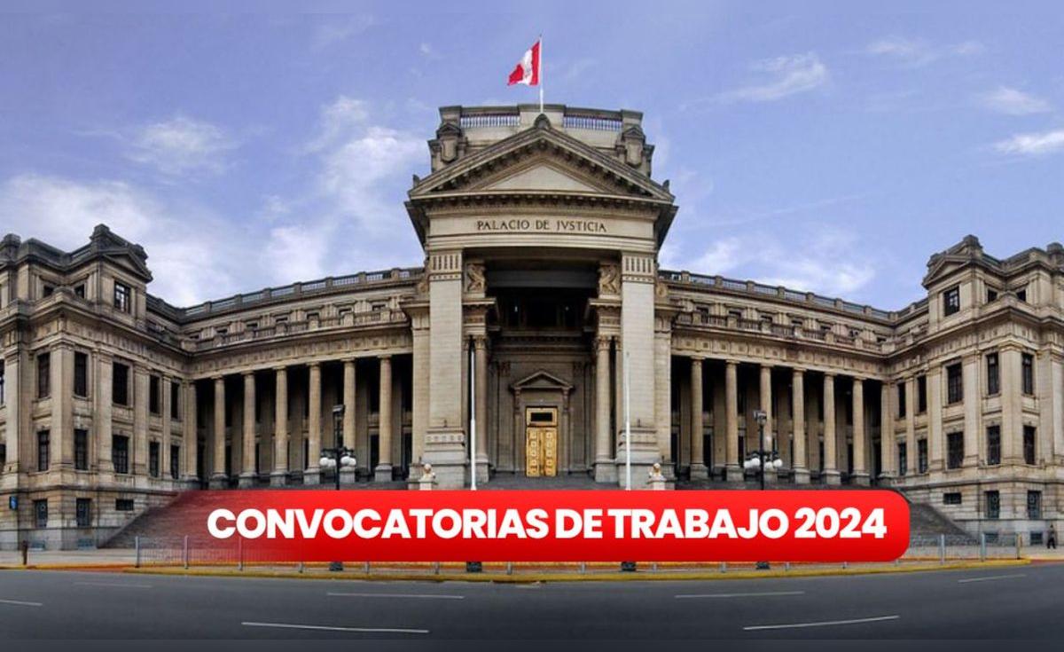 ¿Quieres trabajar en el Poder Judicial? Convocatoria CAS ofrece puestos ...