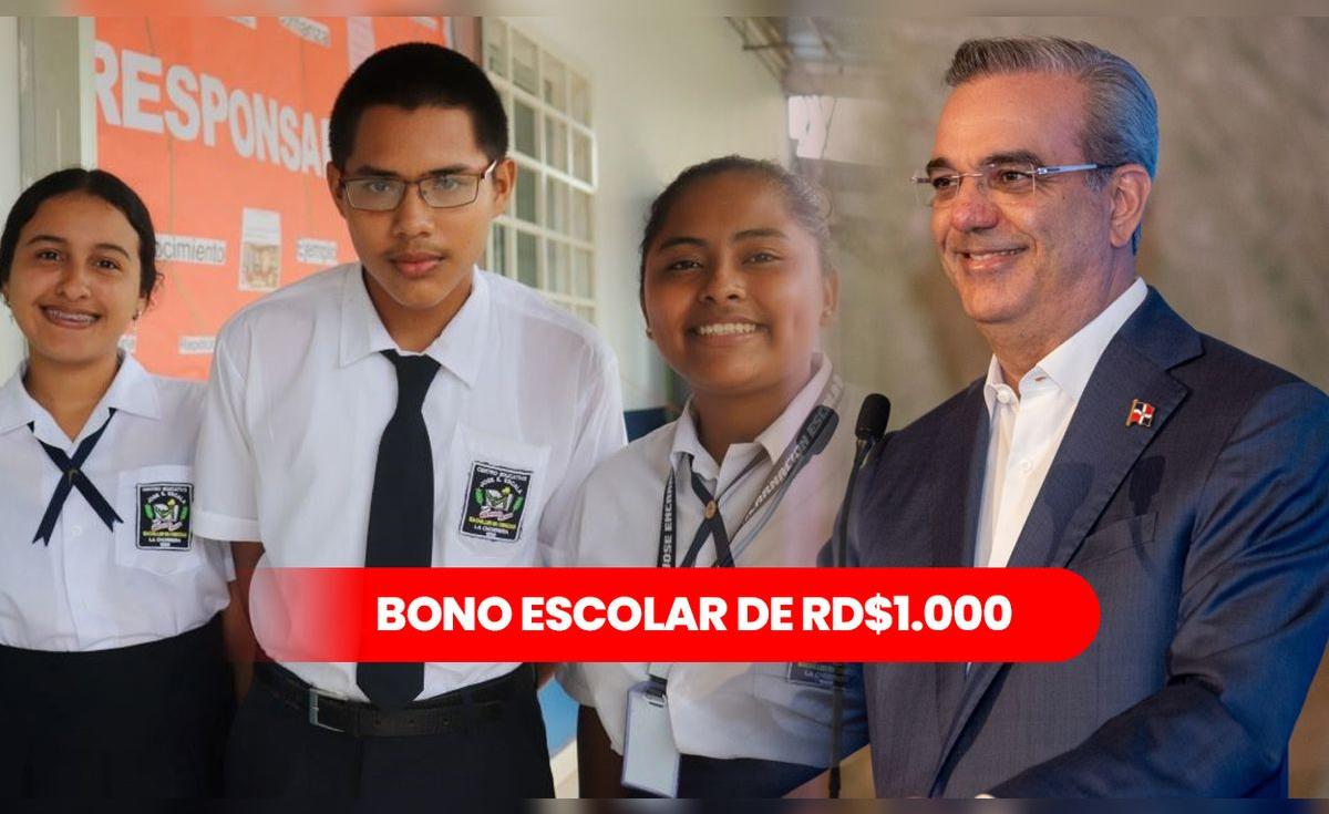 Bono Escolar de RD$1.000: sigue estos 5 pasos para cobrar el pago del ...