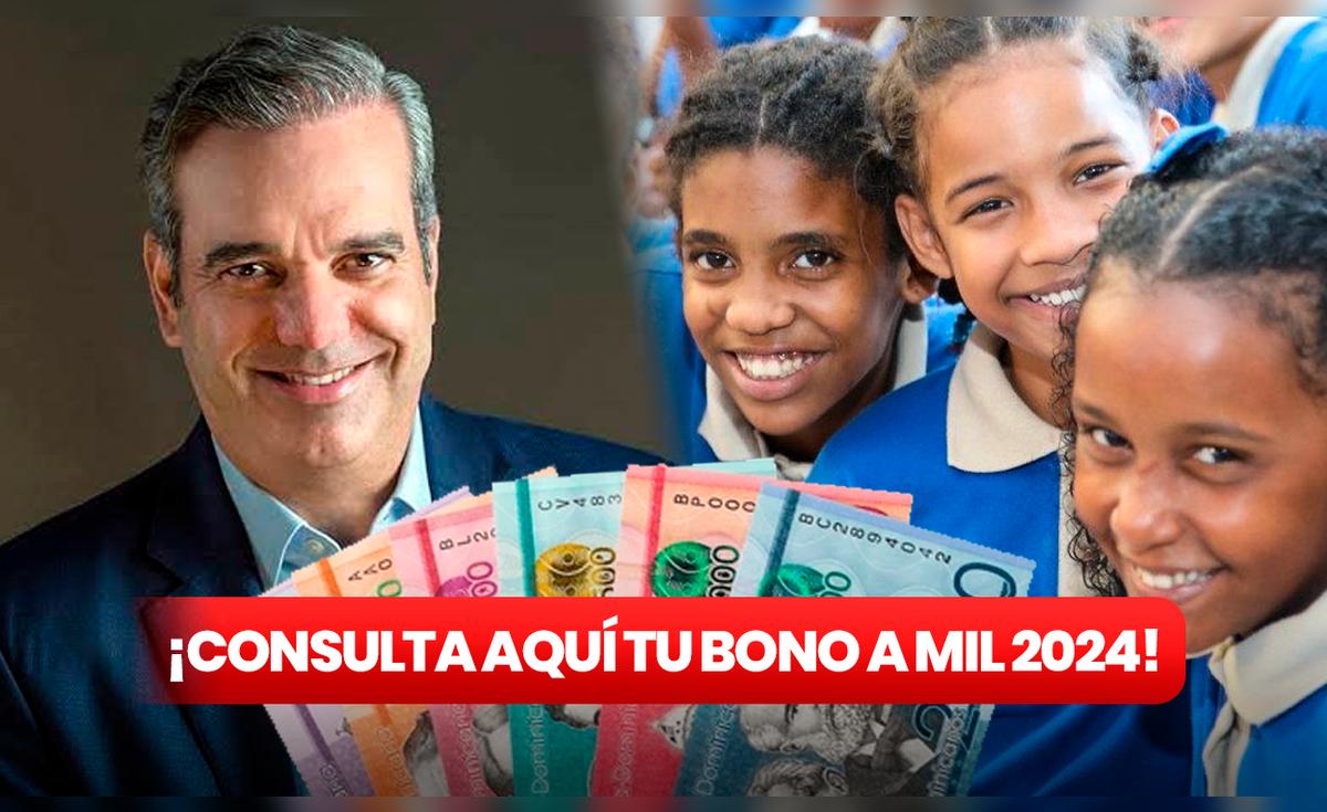 Bono a Mil 2024 de Luis Abinader: consulta AQUÍ con cédula si te ...
