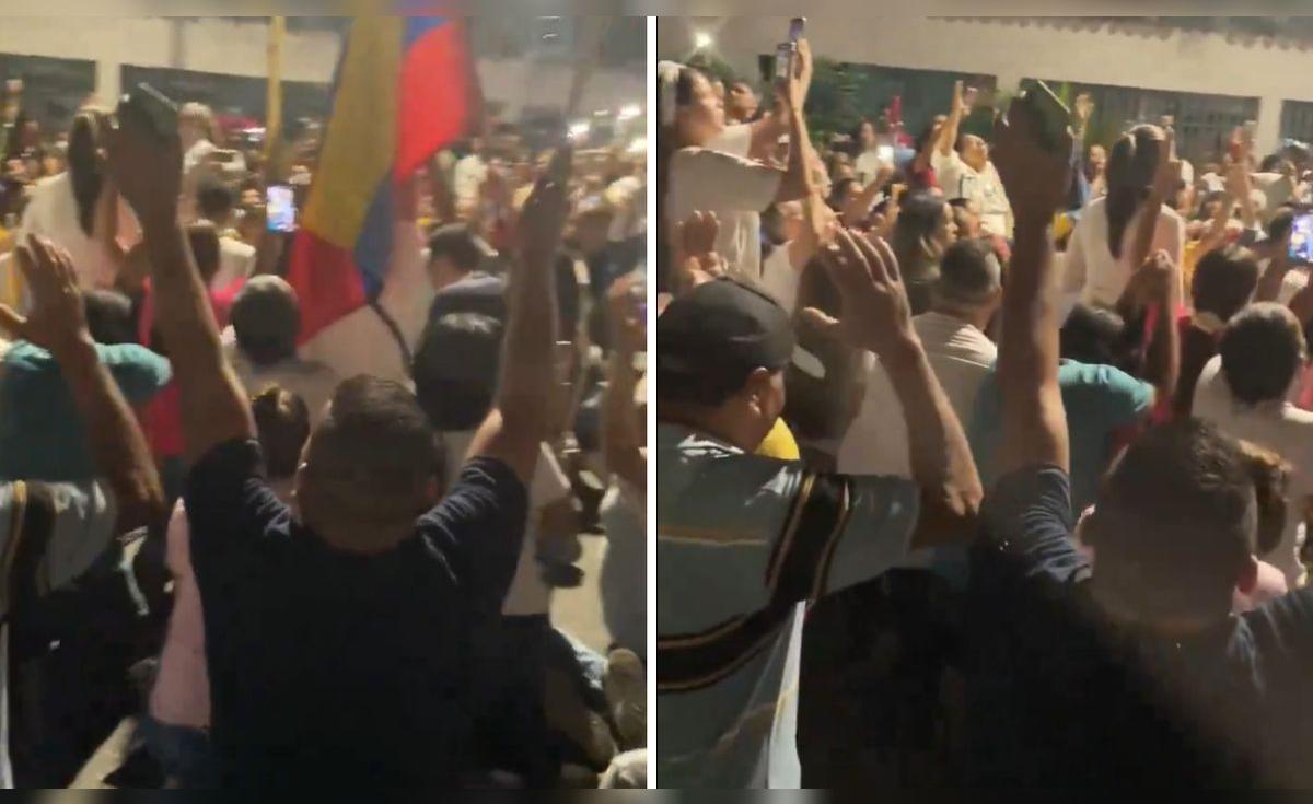 Venezolanos salen a las calles para rezar el padre nuestro ante ...