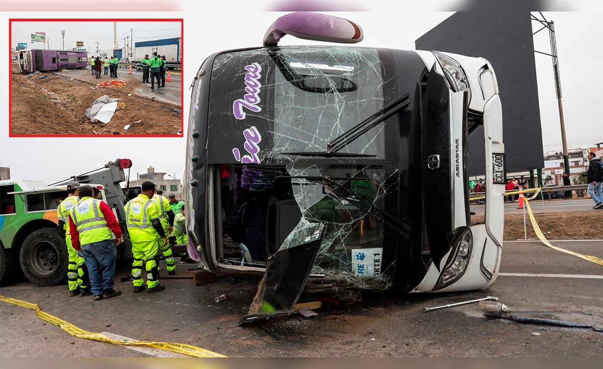 Accidente en Panamericana Sur deja 4 muertos y 22 heridos tras ...
