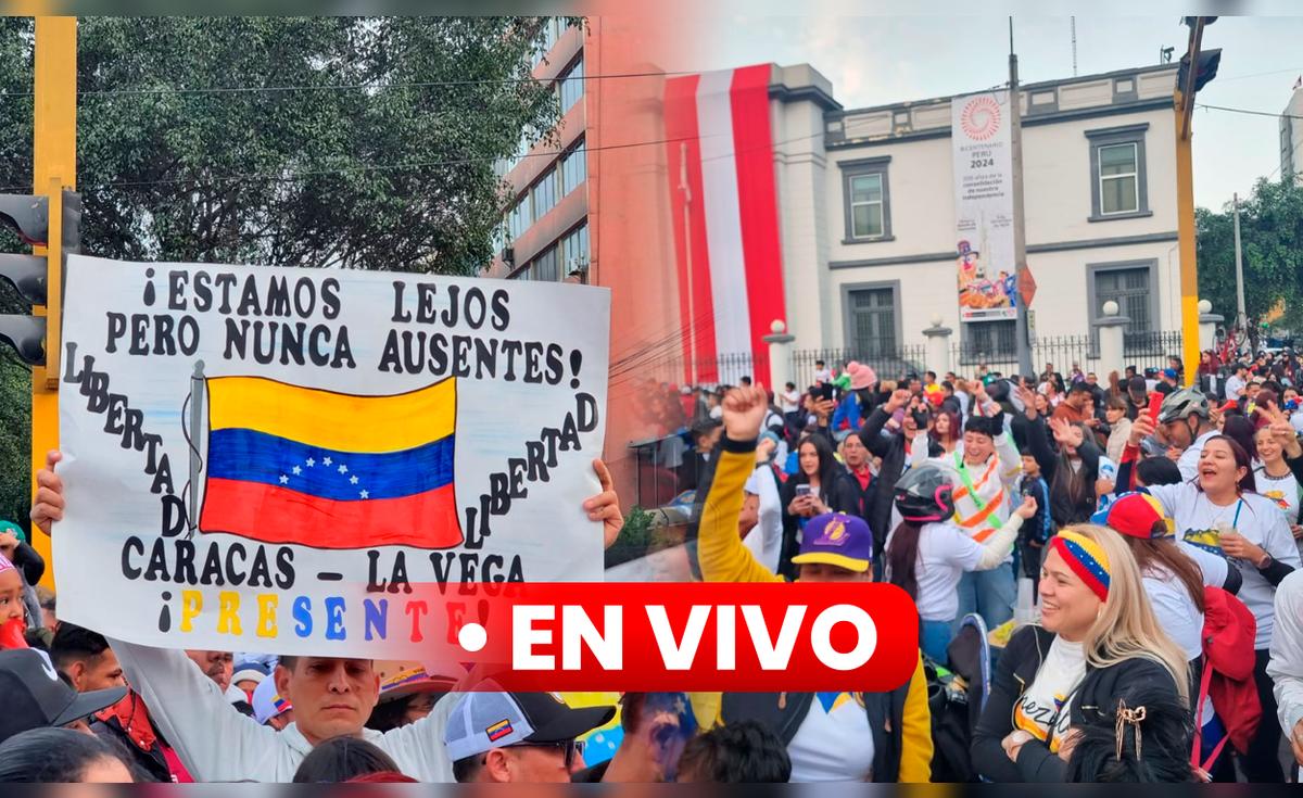 Venezolanos en Perú gritan y exigen libertad: así se vive la gran ...