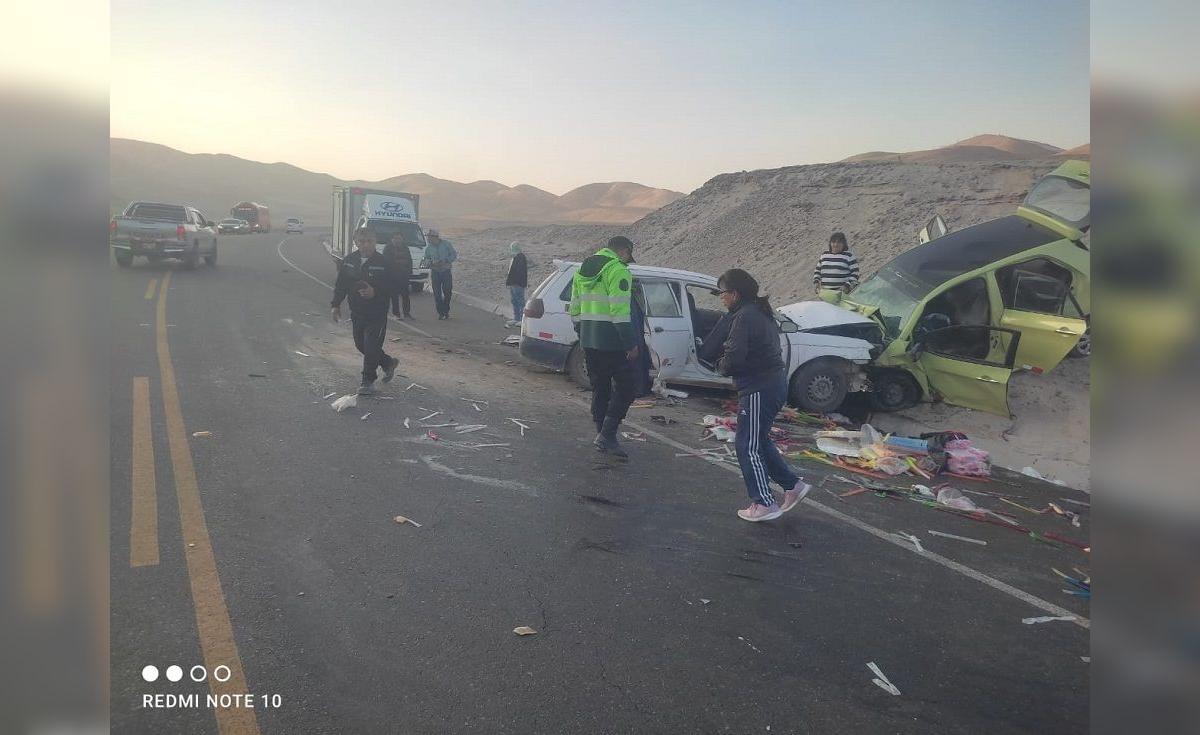 Accidente en Arequipa deja un muerto y 2 heridos por choque de ...