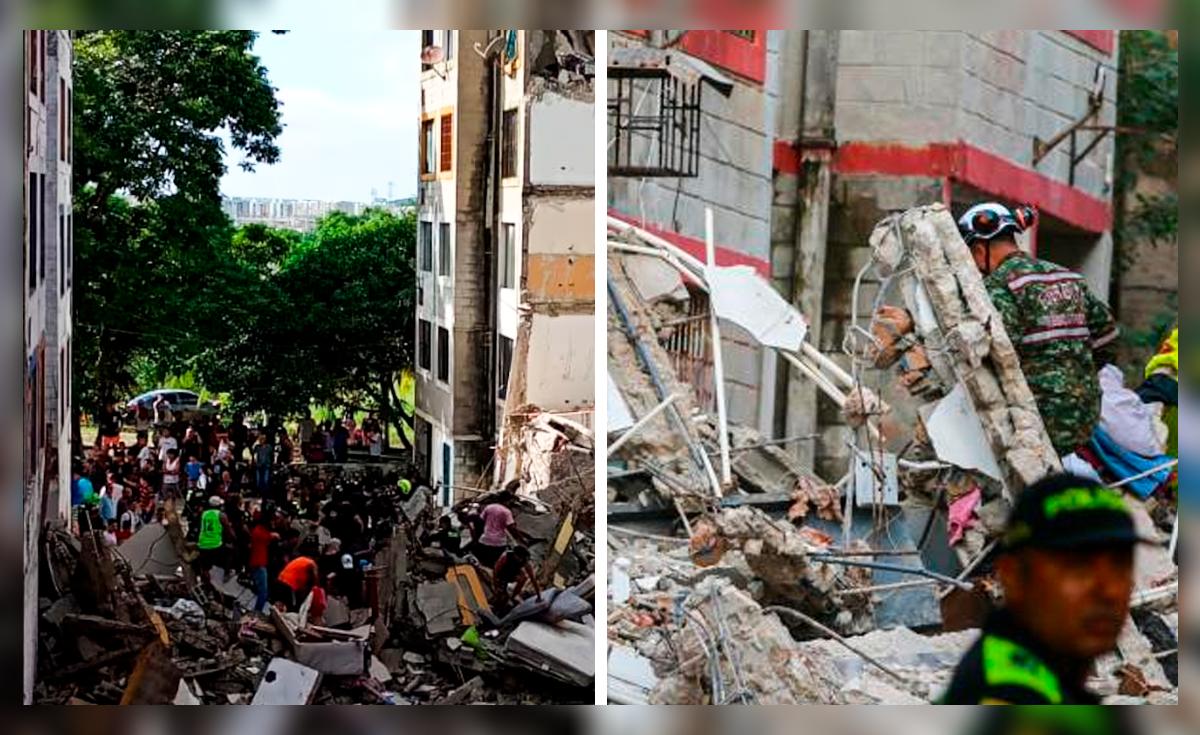 VIDEO | Colapso de edificio residencial en Barranquilla deja una mujer ...