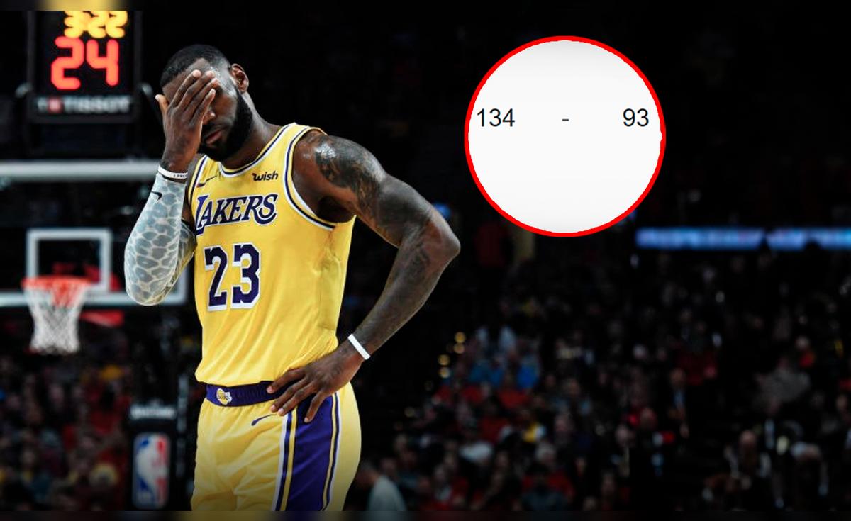 Los Angeles Lakers de LeBron James sufre paliza histórica en la NBA y ...
