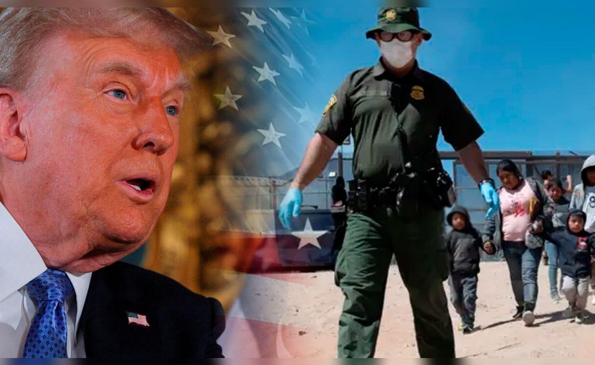 La dura advertencia de Donald Trump contra inmigrantes a poco de tomar ...