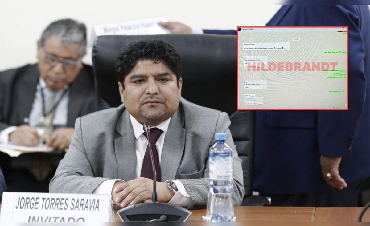 Jorge R Torres Jorge Torres Saravia se niega a reconocer chats y fiestas privadas para ...