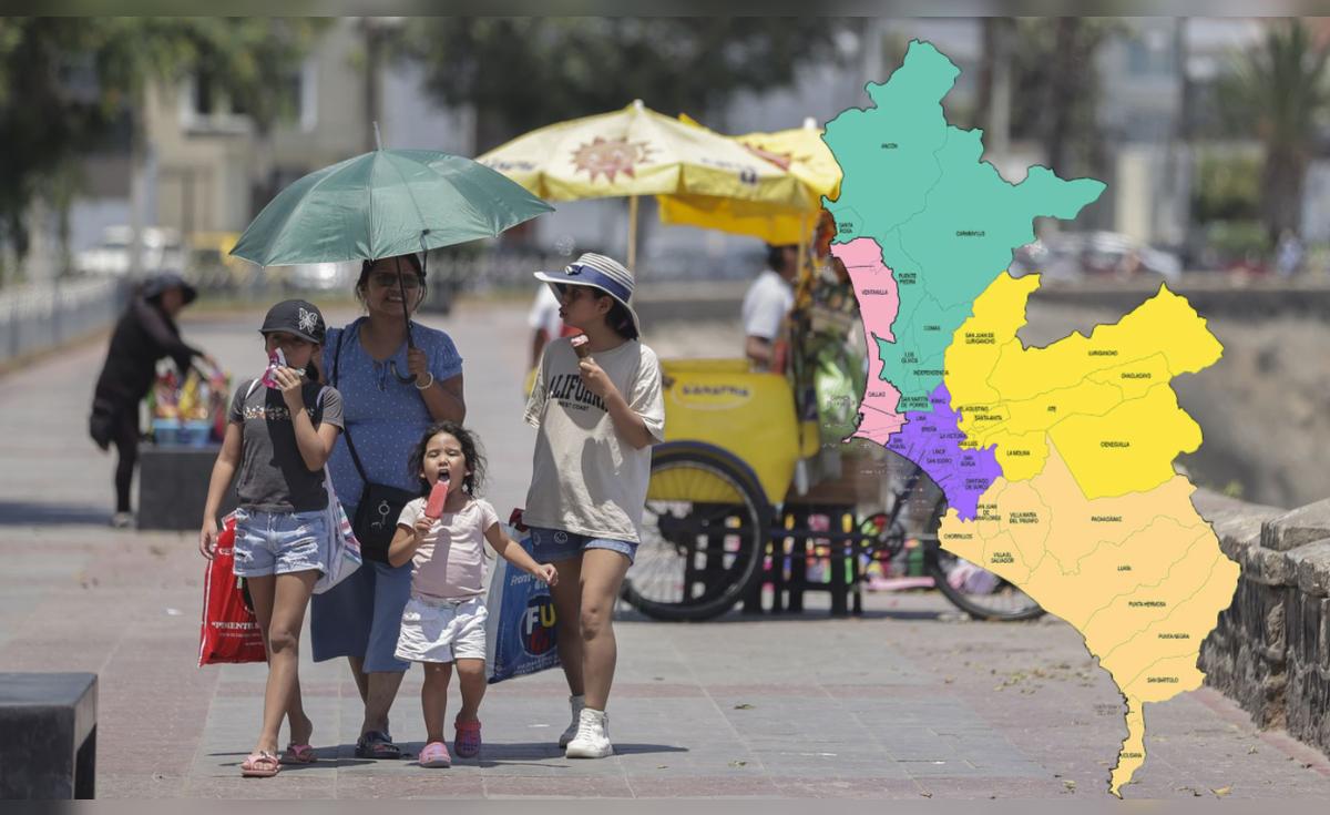 Estos son los distritos de Lima donde hará más calor, según Senamhi ...