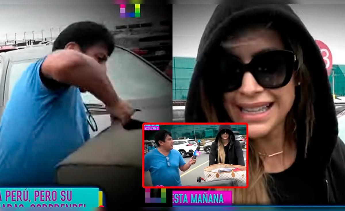 Milett Figueroa retorna al Perú y le pide a reportero de ‘Amor y Fuego ...