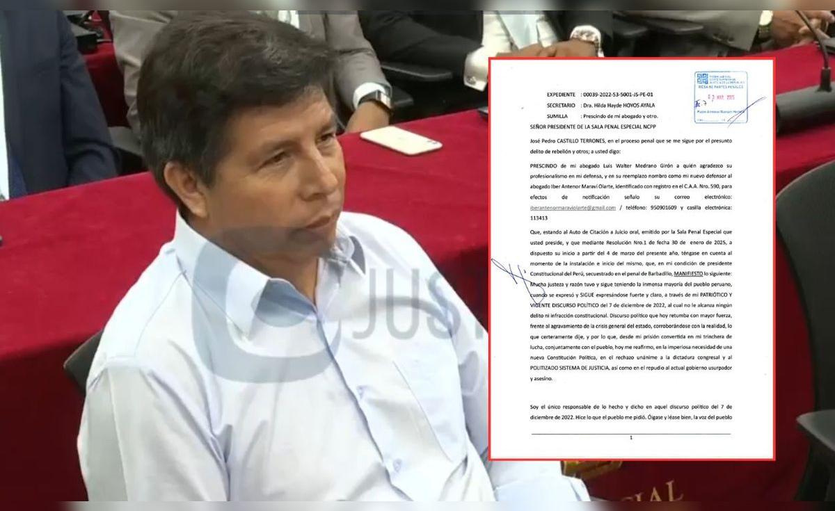 Pedro Castillo cambia de abogado en el inicio de su juicio oral para ...