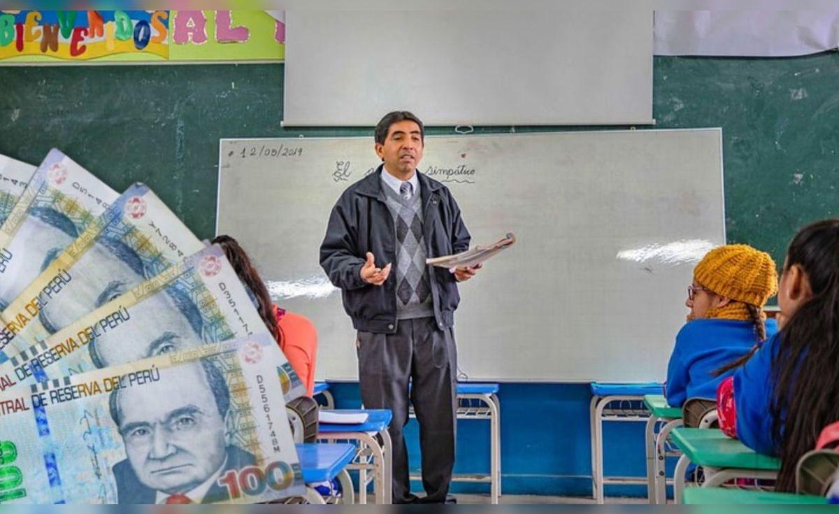 Nueva escala salarial para docentes con un aumento de S/200 en Marzo ...