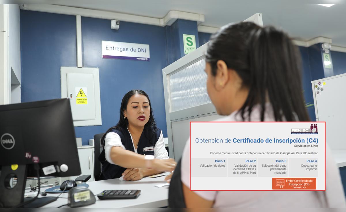 Hoja Reniec Certificado C4 de Reniec: qué es, cómo solicitarlo y todo lo que debes ...