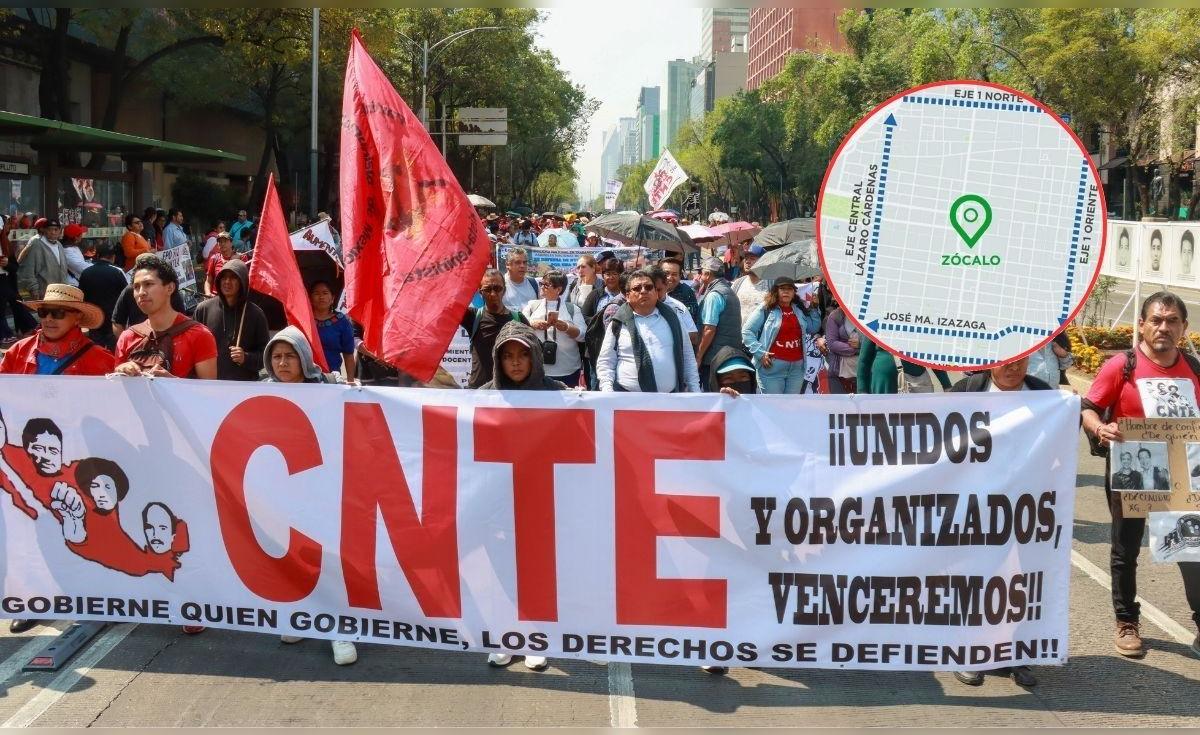 CNTE cierra calles hoy en CDMX: ¿cómo evitar el bloqueo de los ...