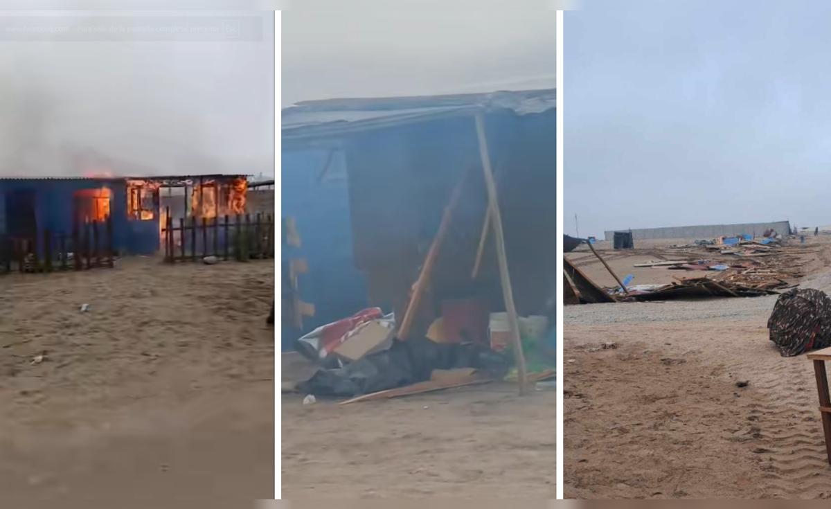 Vecinos de Chancay denuncian que queman sus casas con personas adentro ...