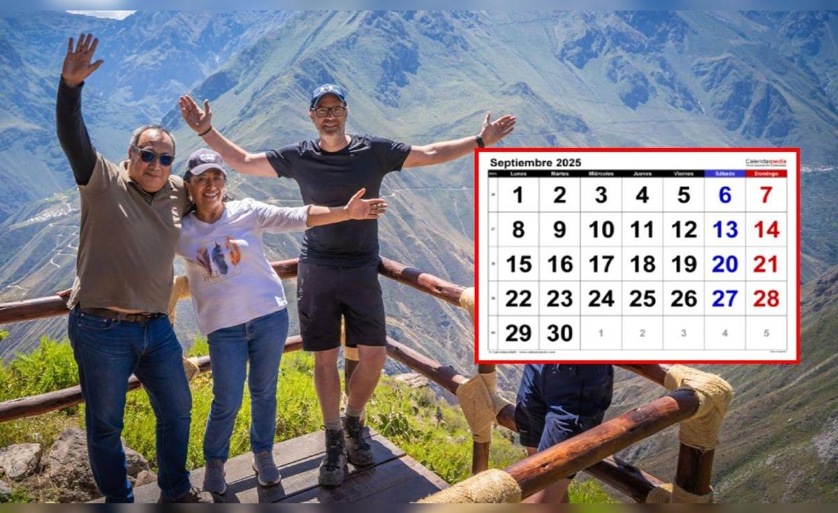 ¿Habrá feriados en septiembre 2025 en Perú? Revisa el calendario ...