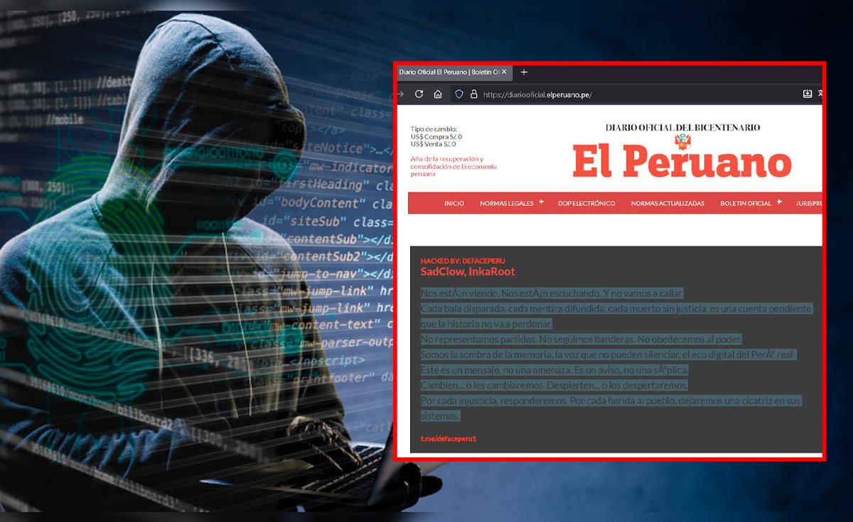 Hackean el diario El Peruano: “Cada muerto – El reportero andino