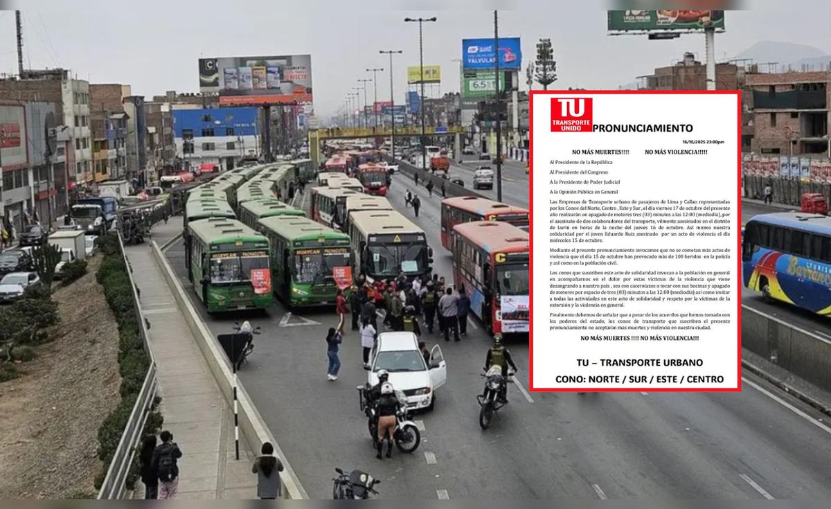 Transportistas de Lima y Callao anuncian – El reportero andino