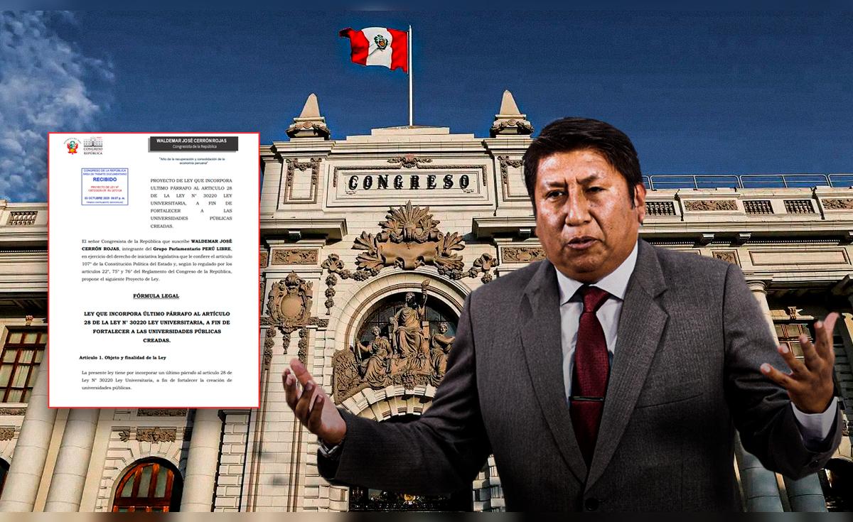 Waldemar Cerrón pide un periodo de gracia de – El reportero andino