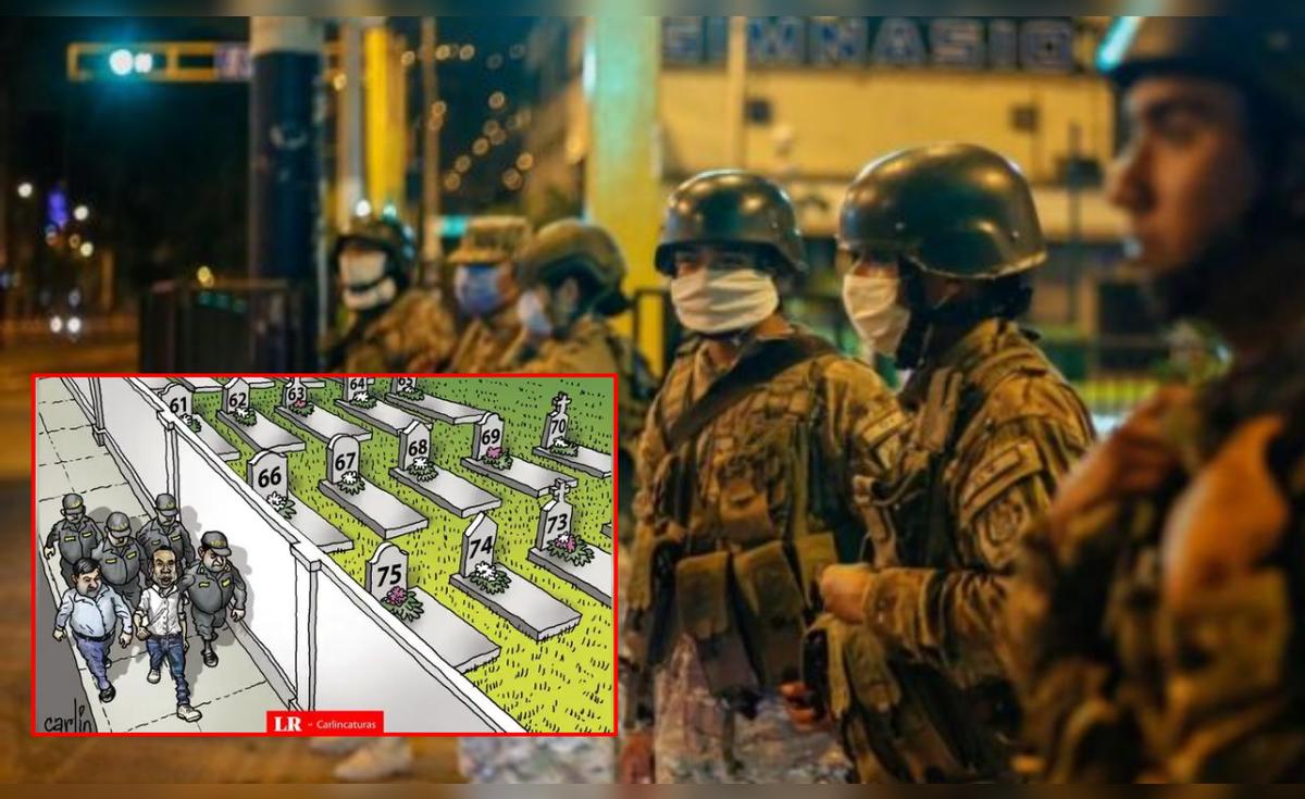 Asesinatos en estado de emergencia: Carlincatura retrata a las autoridades ajenas a las víctima de la delincuencia en el país