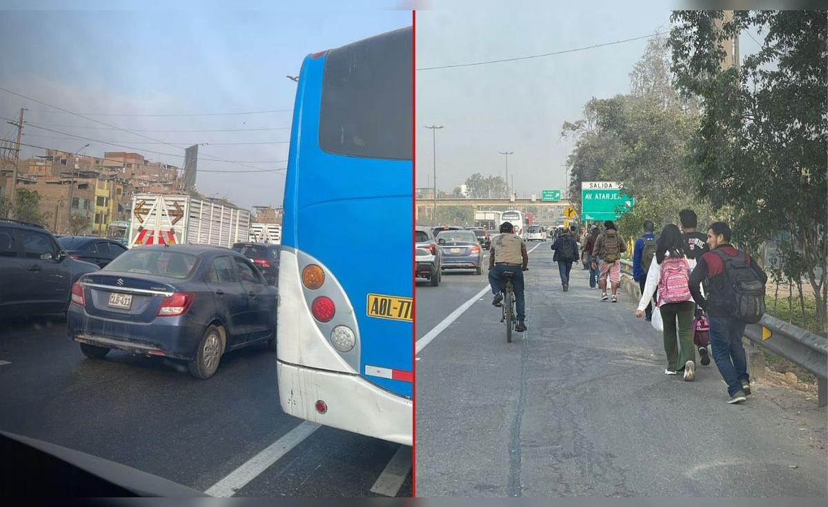 Tránsito se restablece en Vía de Evitamiento – El reportero andino