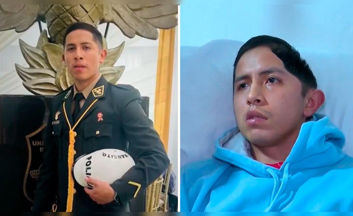 Policía sufre daño cerebral tras caer 4 – El reportero andino