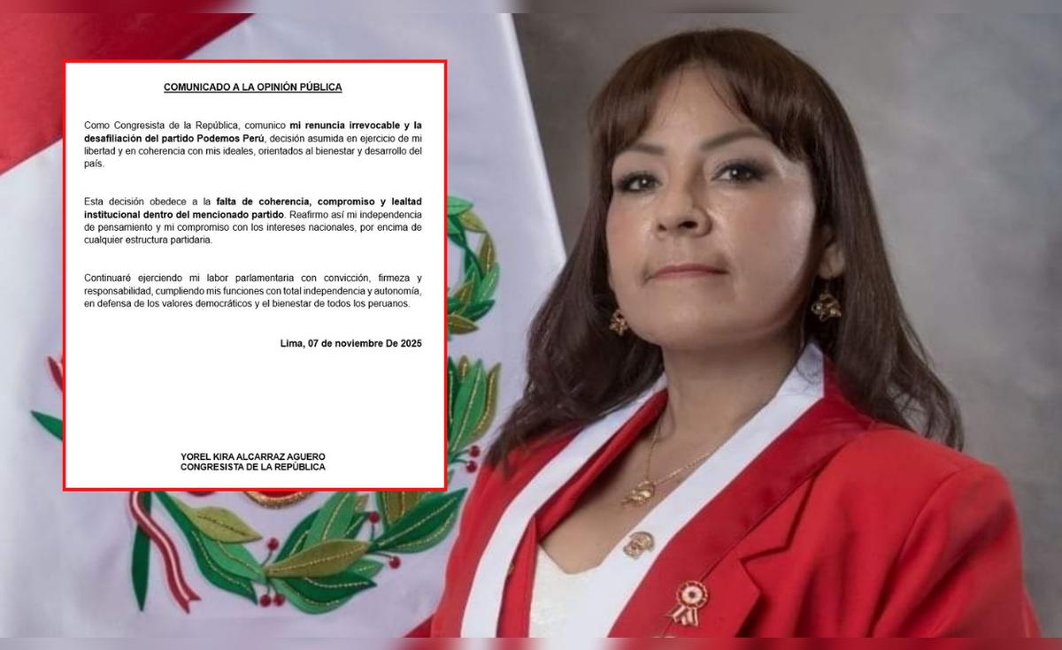 Congreso: Kira Alcarraz reitera su renuncia a – El reportero andino