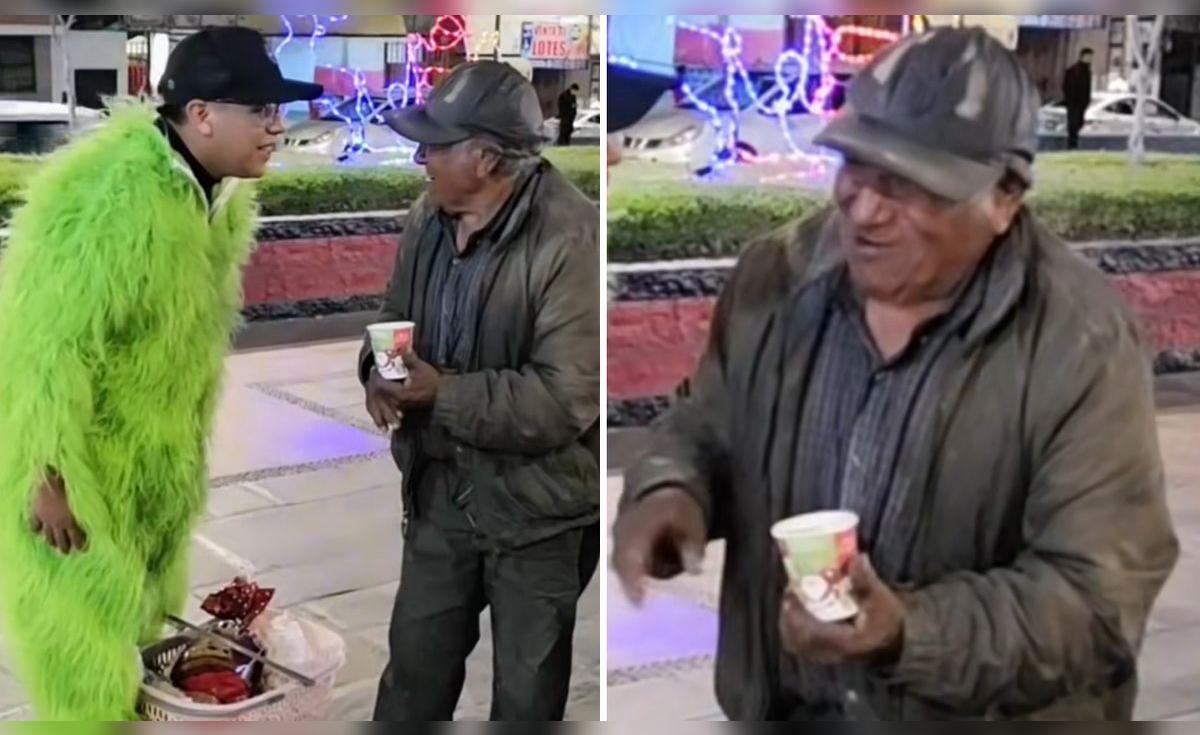 Adulto mayor de 100 años pasará Navidad solo: Tiktoker lo conmueve con un gesto de compañía