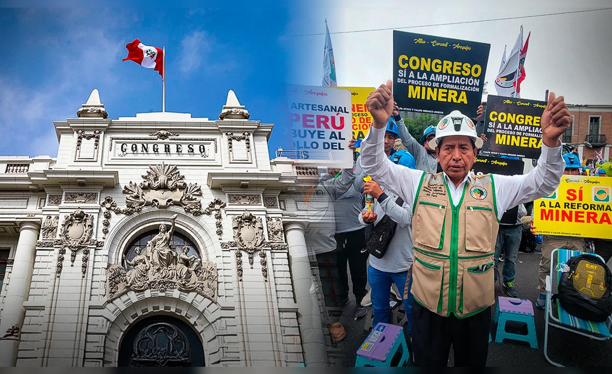 Congreso aprueba nueva prórroga del Registro Minero Informal hasta 2026 entre críticas