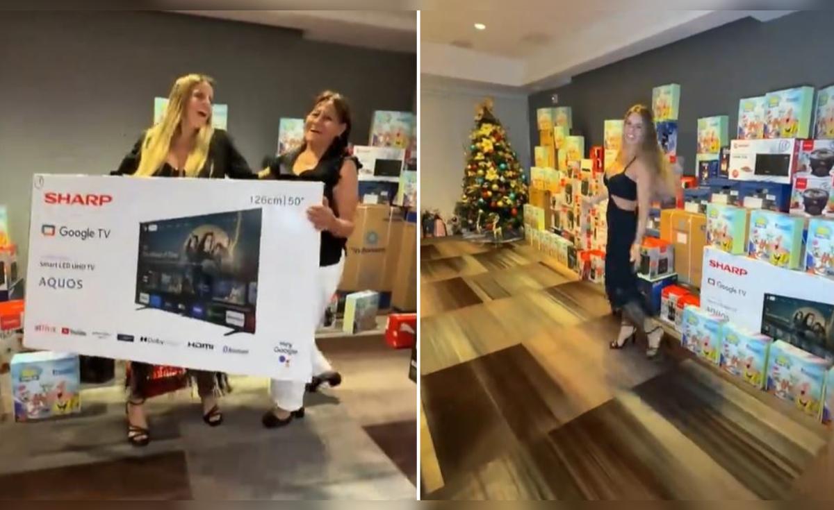 Alejandra Baigorria sorprende a sus trabajadores con regalos navideños de lujo