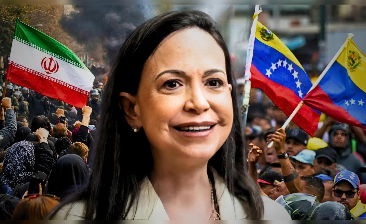 María Corina Machado acusa a Irán de 'infiltrarse' en América Latina: la gran conspiración en PowerPoint