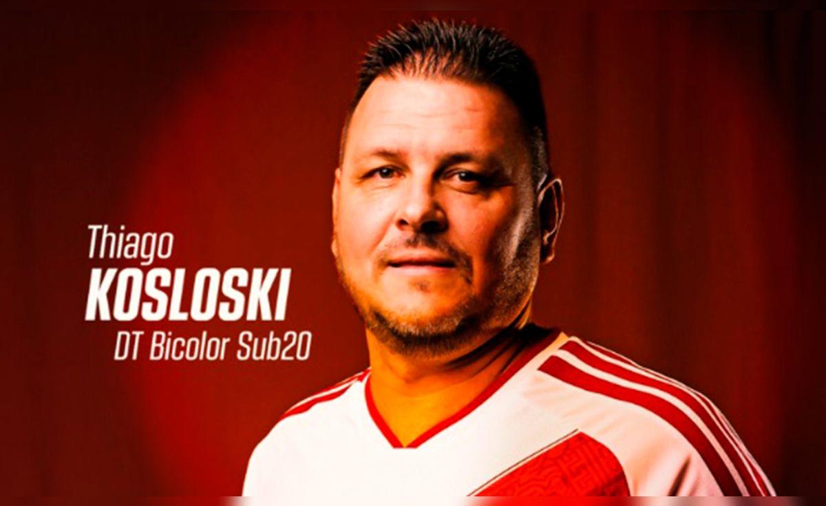 Thiago Kosloski, asistente de Mano Menezes, fue elegido como nuevo DT de la selecci&oacute;n peruana sub-20