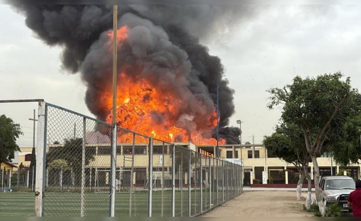 Fuerte incendio en Huachipa consumió almacén – El reportero andino