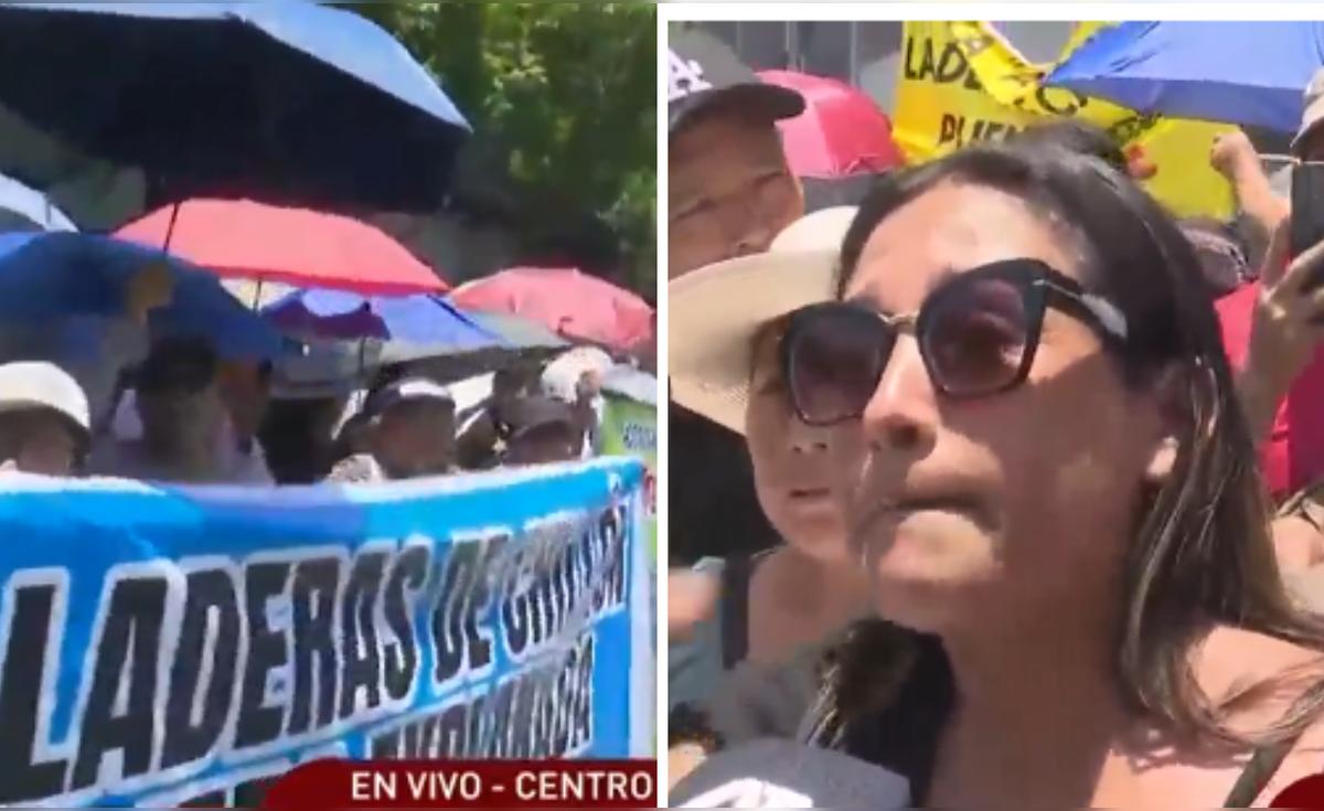 Vecinos de Puente Piedra protestan frente al Congreso exigiendo agua y ...