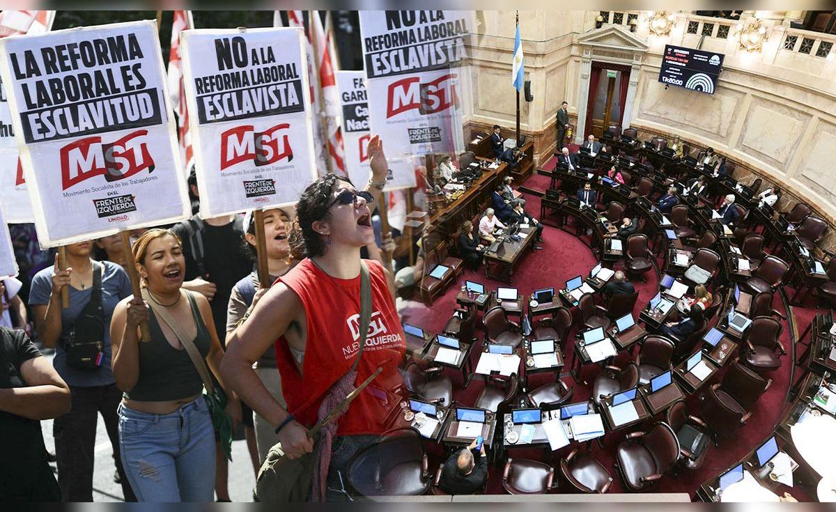 Congreso de Argentina aprueba la reforma laboral de Javier Milei pese a ...