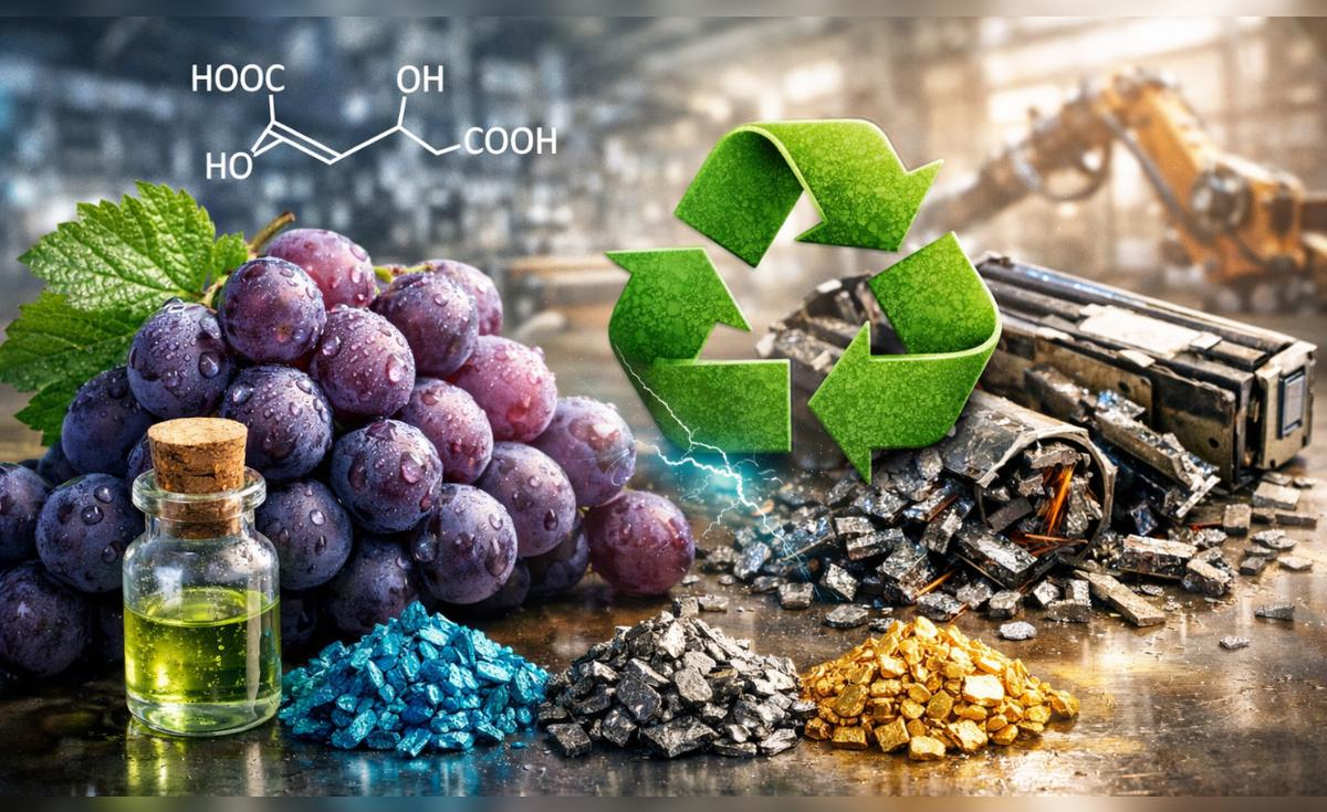 ¡Uvas al rescate! El secreto natural para reciclar baterías y salvar el planeta