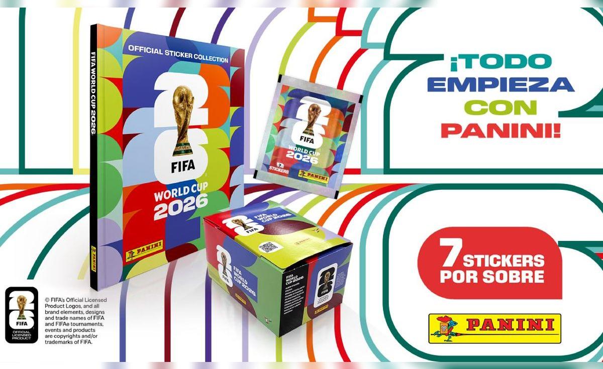 Panini revela la portada del álbum oficial de la Copa Mundial de la FIFA 2026 para Perú