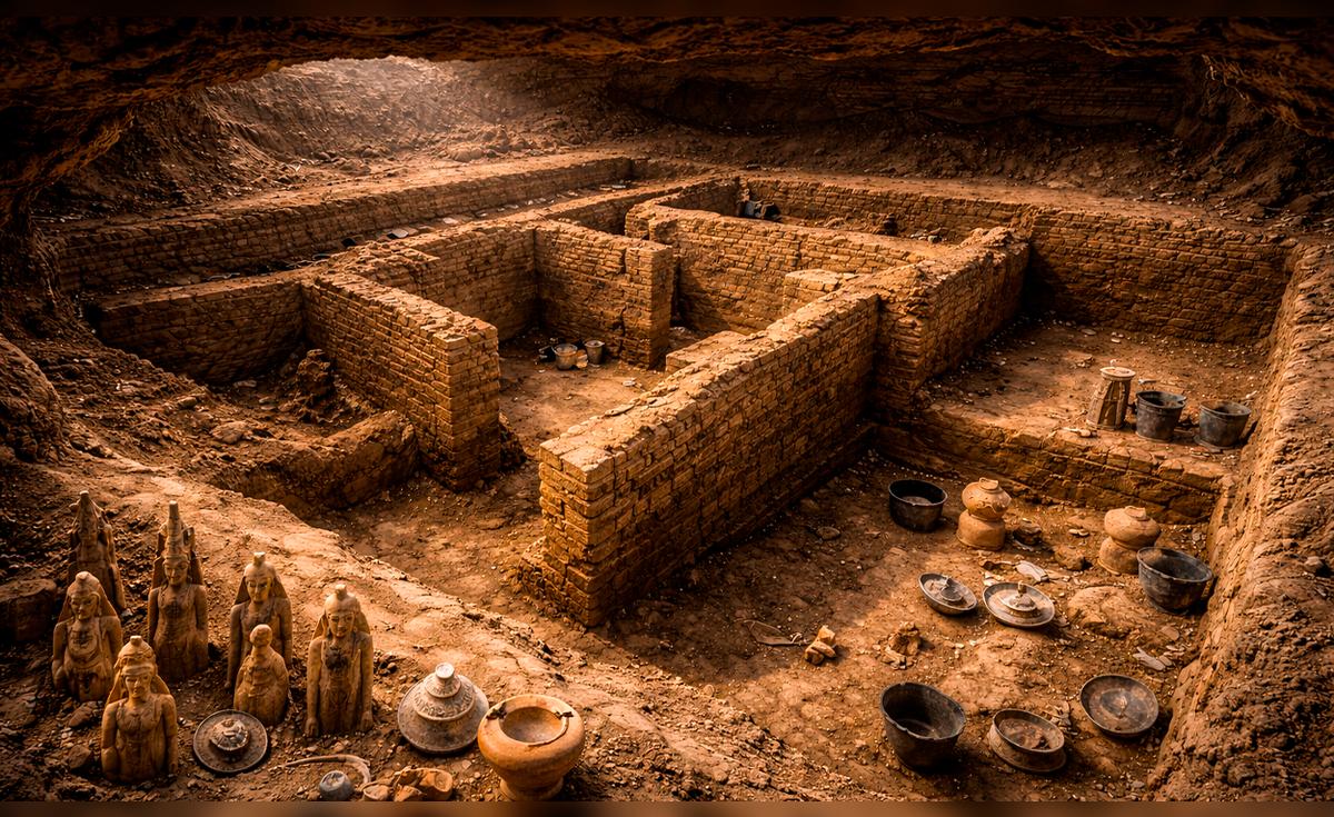 Un secreto junto al Nilo sale a la luz: radar satelital revela un templo real enterrado de 2.600 años bajo una ciudad de Egipto