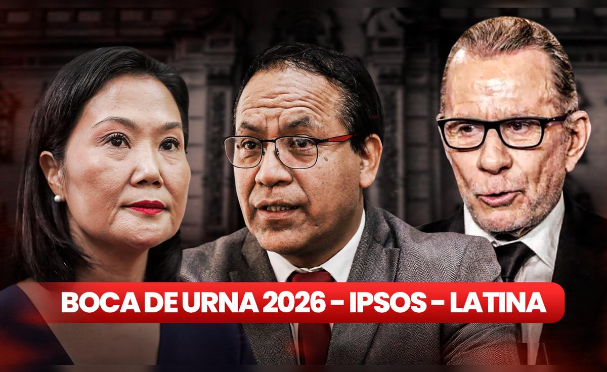 Flash electoral: Keiko Fujimori 16,6%; Roberto S&aacute;nchez 12,1%; y Belmont 11,8% ocupan primeros lugares, seg&uacute;n Ipsos
