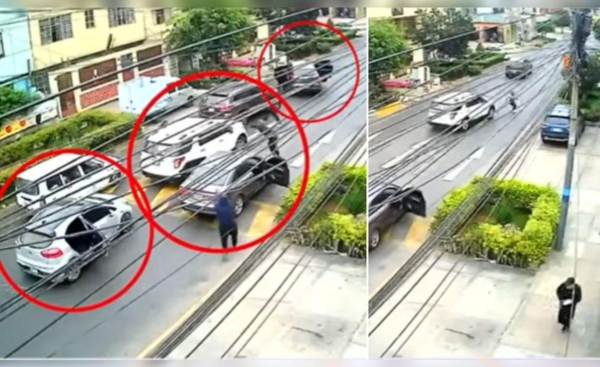 Así escapó conductor de ocho delincuentes que atacaron a balazos su ...
