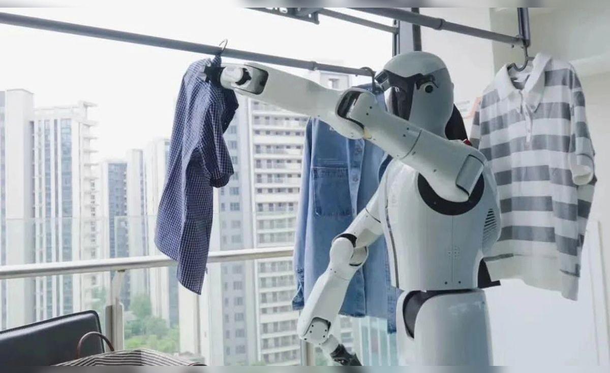 China lanza robots humanoides con inteligencia artificial capaces de lavar ropa, tender camas y cuidar a ancianos