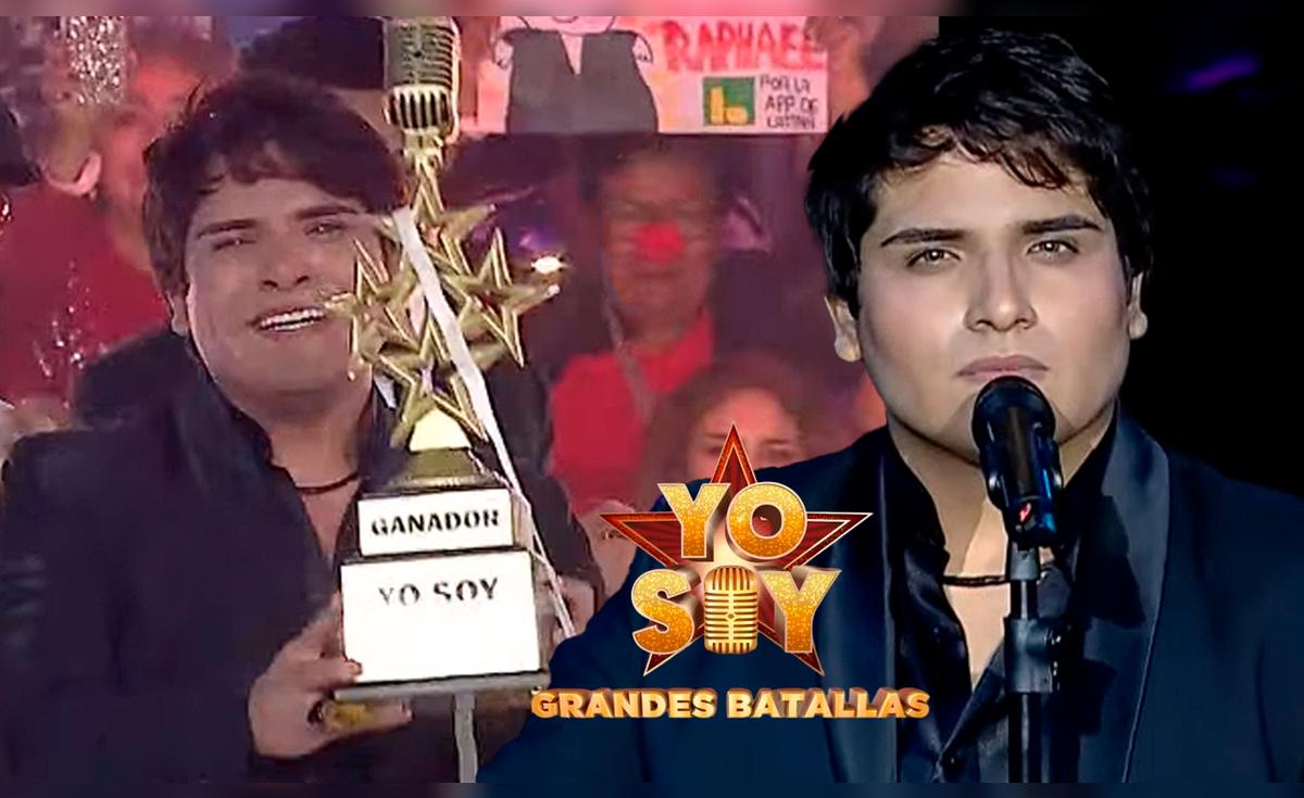 Raphael impersonator crowned winner of 'Yo soy grandes batallas' 2026