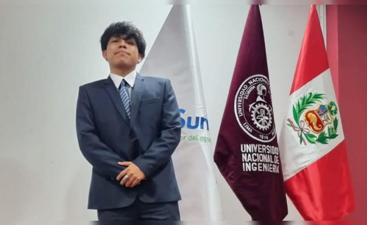 Joven estudiante de la UNI es admitido en reconocido programa de Europa y seguirá su formación en Francia