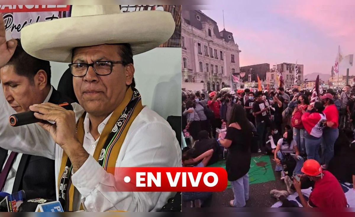 March in Lima EN VIVO: supporters of Together for Peru protest for results of the second round