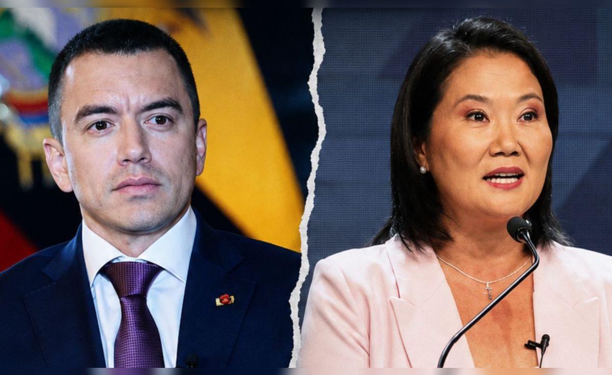 Keiko Fujimori propone adoptar el modelo de seguridad de Daniel Noboa en el Perú
